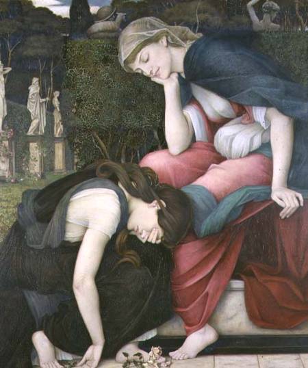 Patience on a Monument smiling at Grief à John Roddam Spencer Stanhope