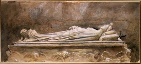 The Tomb of Ilaria del Carretto Guinigi, Lucca Cathedral  on à John Ruskin