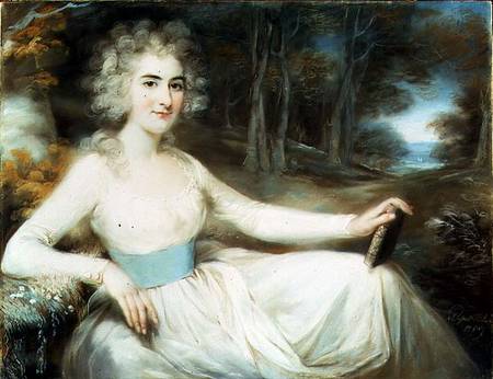 Portrait of Miss Harriet Read à John Russell