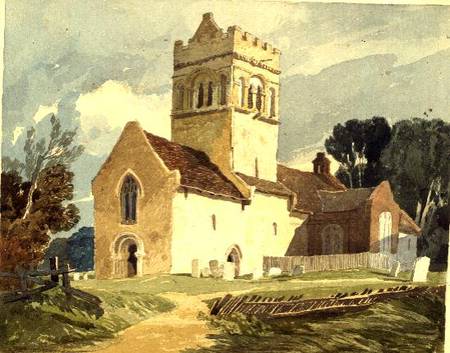 Gillingham Church, Norfolk à John Sell Cotman