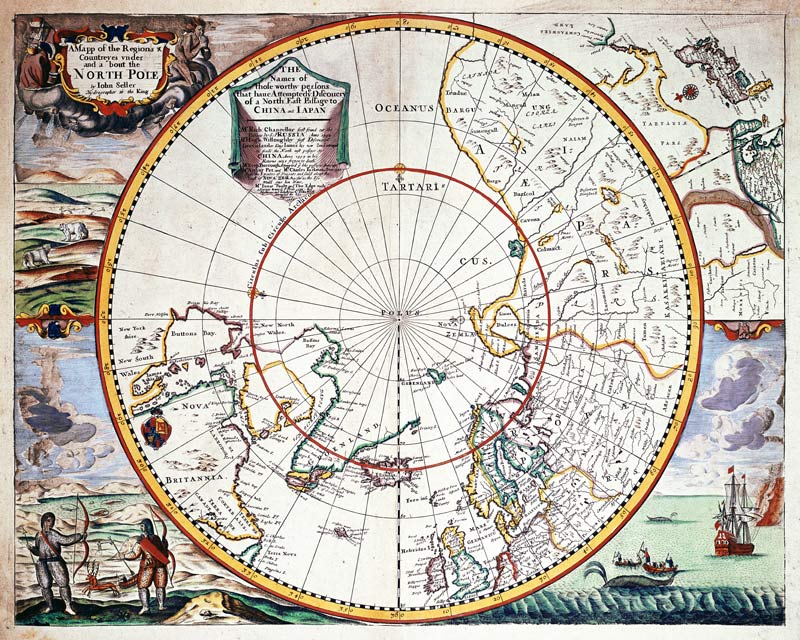 A Map of the North Pole à John Seller