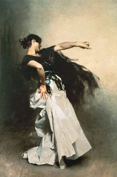 The Spanish Dancer, study for 'El Jaleo' à John Singer Sargent