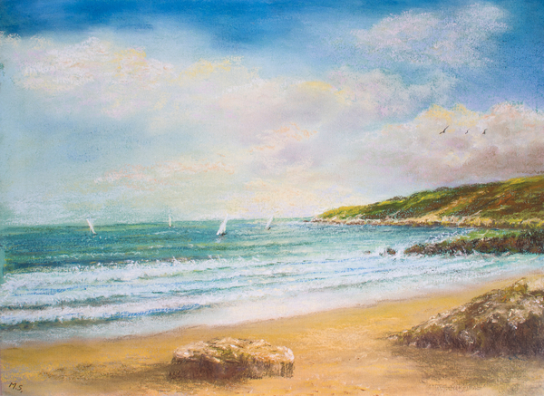 Devon Seascape à Margo Starkey