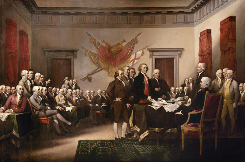 Declaration of Independence à John Trumbull