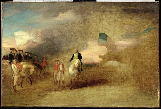 Surrender of Cornwallis at Yorktown à John Trumbull