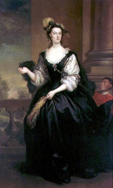 Portrait of Anne Howard, Lady Yonge à John Vanderbank