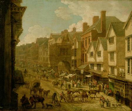 The High Street, Exeter, 1797 à John White Abbott