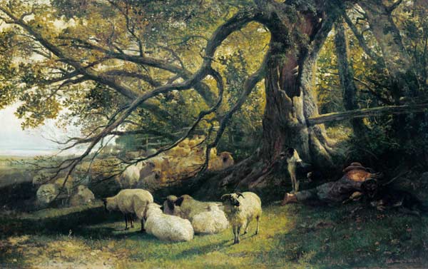 Resting Flock à John William Bottomley