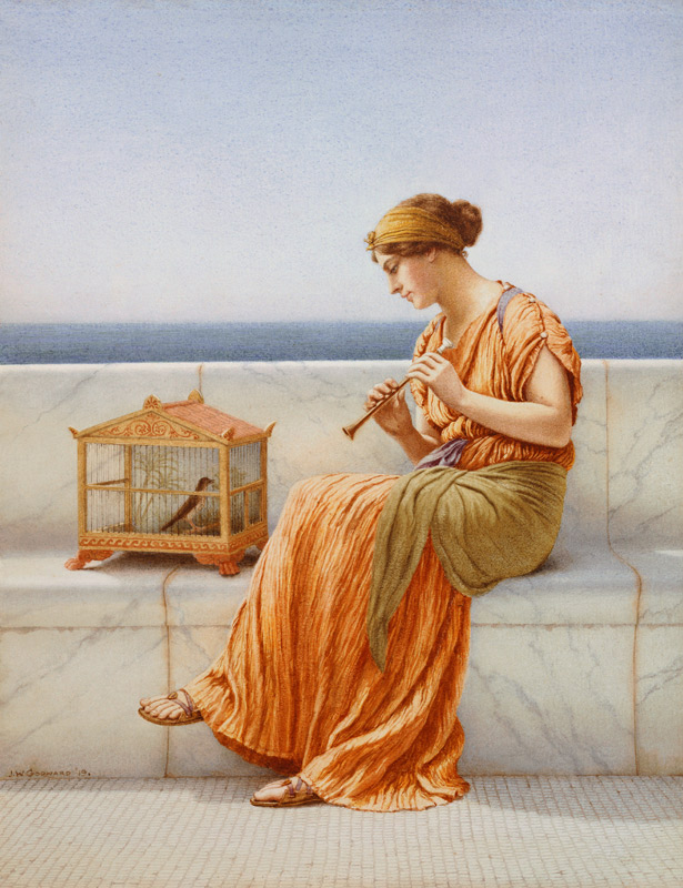 A Song without words. à John William Godward