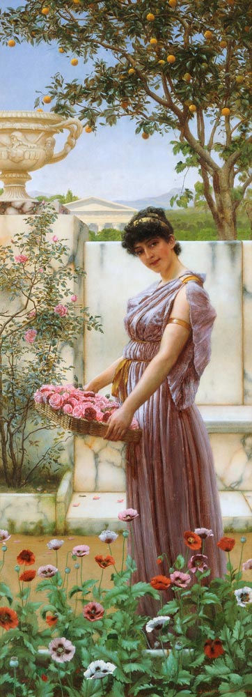 Die Blumen der Venus à John William Godward