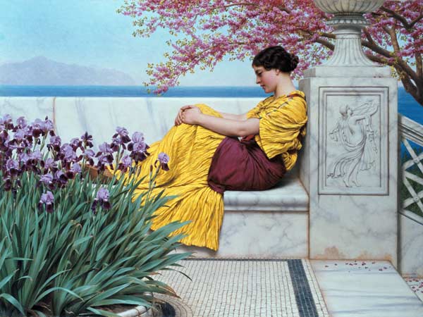 Under the Blossom that Hangs on the Bough à John William Godward
