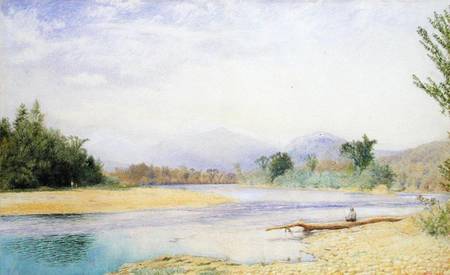 Fishing in the White Mountains à John William Hill