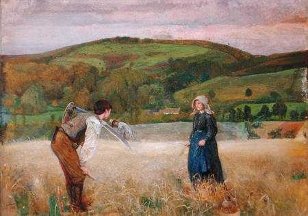 A Field of Barley à John William North