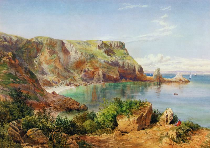 Ansty's Cove, Babbacombe, Devon à John William Salter