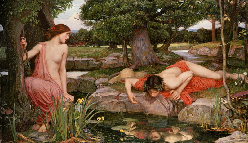 Echo et Narcisse à John William Waterhouse