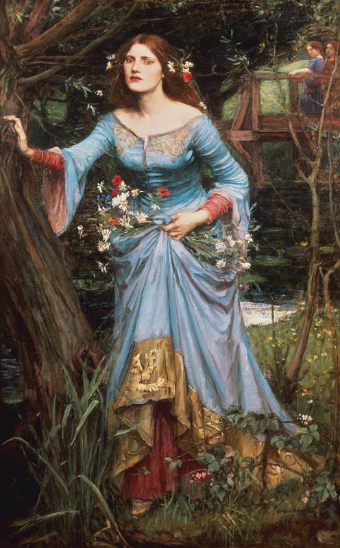 Ophelia, 1910 à John William Waterhouse
