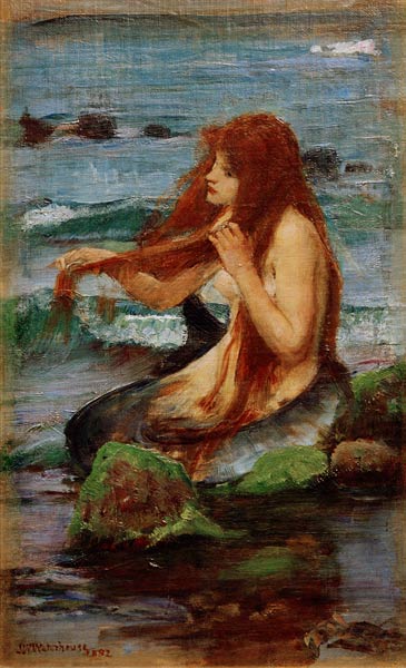 J.W.Waterhouse, A Mermaid, 1892 à John William Waterhouse