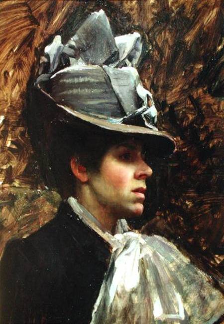 Portrait of the Artist's Wife à John William Waterhouse