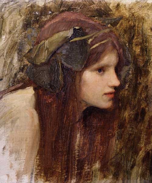 A Study for a Naiad à John William Waterhouse