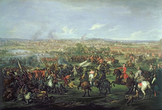 The Battle of Blenheim on the 13th August 1704, c.1743 (see 195676 for detail) à John Wootton