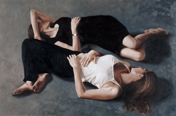 Sisters (oil on canvas board)  à John  Worthington