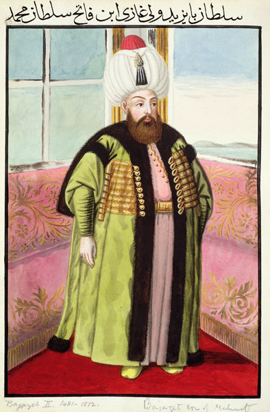 Bajazet (Bayezid) II (c.1447-1512) called 'Adli', the Just, Sultan 1481-1512, from 'A Series of Port à John Young