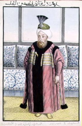 Mustapha II (1664-1703) Sultan 1695-1703, from 'A Series of Portraits of the Emperors of Turkey'