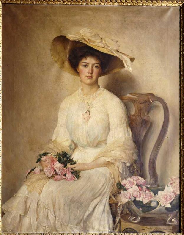 Portrait einer Dame à John Henry Frederick Bacon