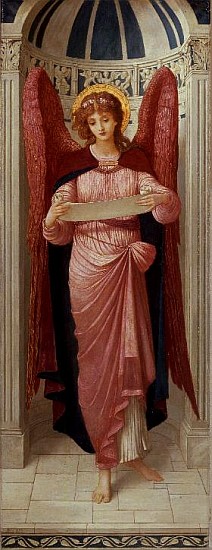 Angel à John Melhuish Strudwick