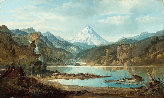 Mountain Landscape with Indians à John Mix Stanley