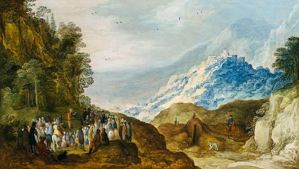 The Sermon on the Mount (figures possibly by Hans Jordeans) à Joos de Momper