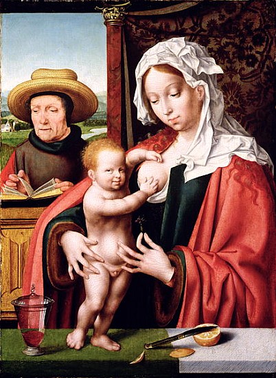 The Holy Family, c.1520 à Joos van Cleve