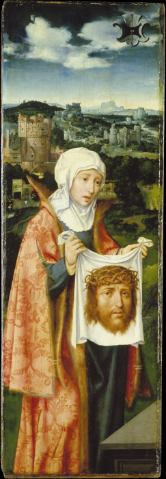 Saint Veronica Displaying the Sudarium à Joos van Cleve