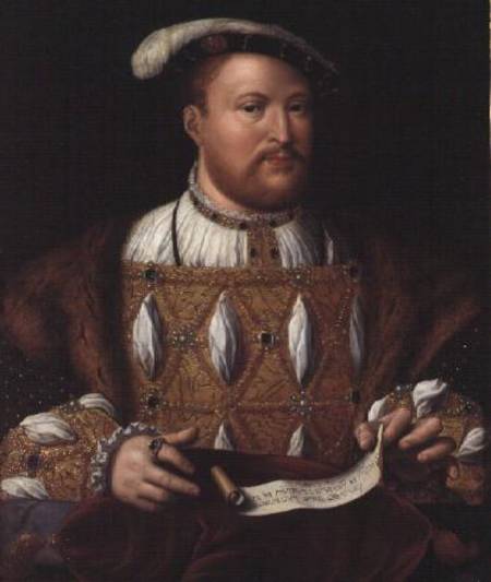 Henry VIII (1491-1547) à Joos van Cleve (alias van der Breke)