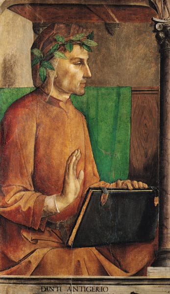 Portrait of Dante Alighieri (1265-1321) à Joos van Gent