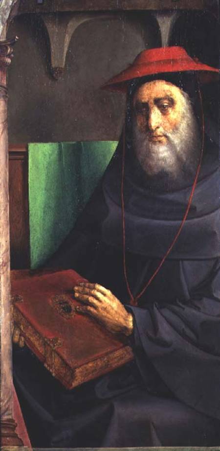 Portrait of Cardinal Bessarion (1402-72) à Joos van Gent