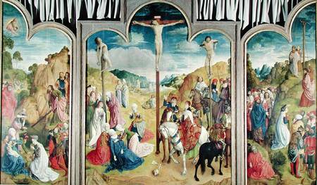 Triptych of the Crucifixion à Joos van Gent