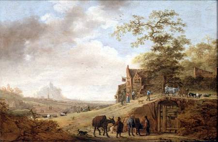 A Pastoral Landscape (panel) à Joost Vinck