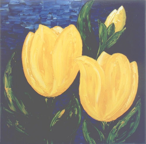 tulipes jaune à Josch