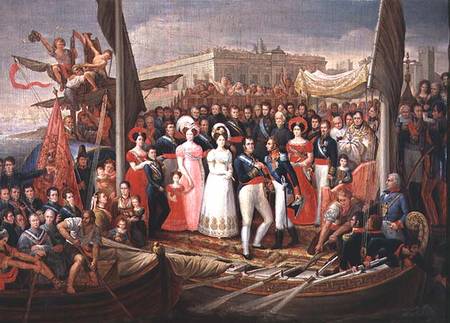 Ferdinand VII Disembarking in the Port of Santa Maria à Jose Aparicio