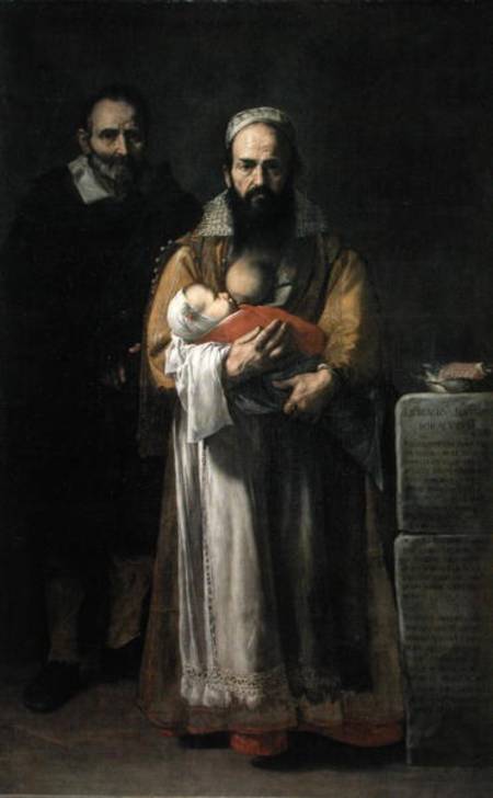 The Bearded Woman Breastfeeding à José (ou Jusepe) de Ribera