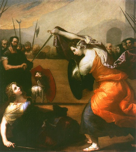 lutte de femme à José (ou Jusepe) de Ribera