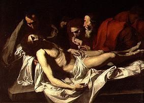 La mise au tombeau du Christ. à José (ou Jusepe) de Ribera