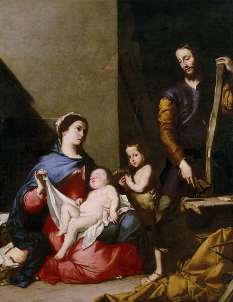 The Holy Family / Lo Spagnoletto / 1639 à José (ou Jusepe) de Ribera