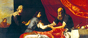 Isaac et Jacob. à José (ou Jusepe) de Ribera