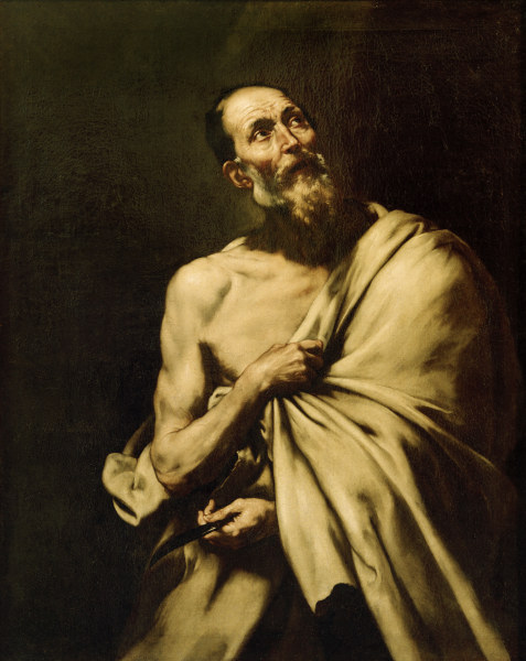 J.de Ribera, der heilige Bartholomäus à José (ou Jusepe) de Ribera