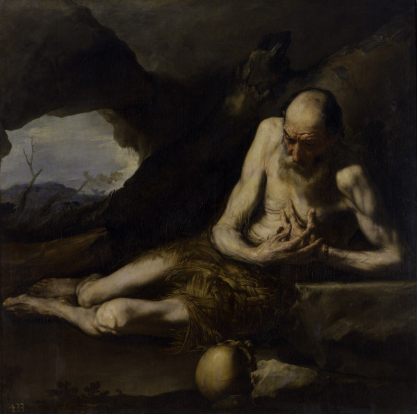 J.de Ribera, The Hermit Paul à José (ou Jusepe) de Ribera