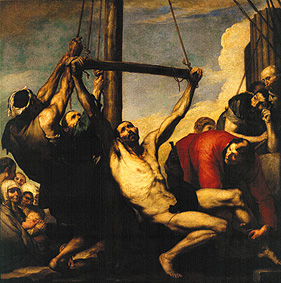 Le martyre Saint Bartholomé. à José (ou Jusepe) de Ribera