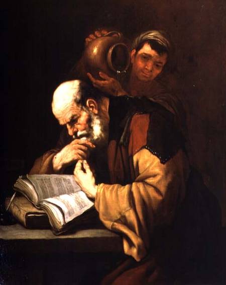 The Philosopher à José (ou Jusepe) de Ribera