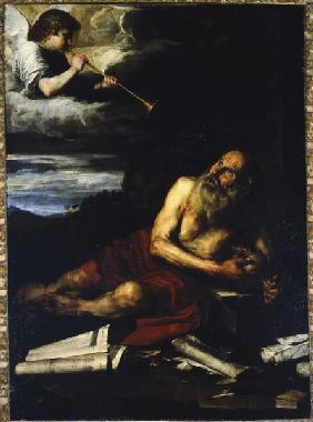 J.de Ribera, Saint Jerome with the Angel